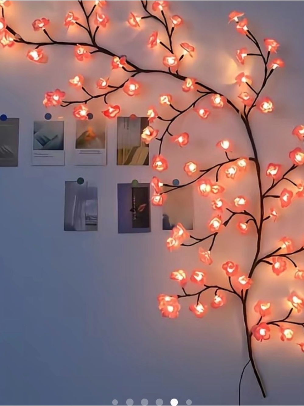 Blossom String Lights Wall Décor - Pink Floral LED Branch